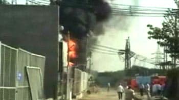 Video : Fire at electrical substation in South Delhi's Okhla area