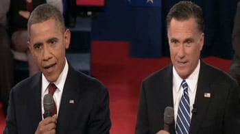 Video : Round 2: Obama, Romney clash on jobs, energy
