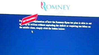 Video : Democrats launch website mocking Romney's tax plan