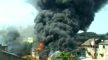 Major fire at a chemical factory in Thane