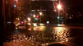 The Sandy effect: Jersey City streets flooded