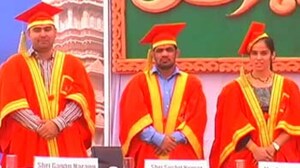 Honourary doctorates for Indias Olympic medalists