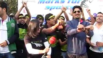 Vijender Singh walks for his city Chandigarh