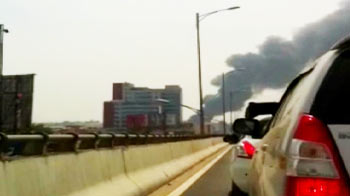 Mobile phone video of Bangalore fire