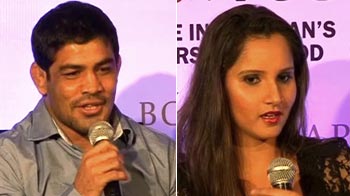 Vijender, Sushil Kumar and Sania's sweet and Happy Diwali!