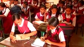 Private school students join govt school