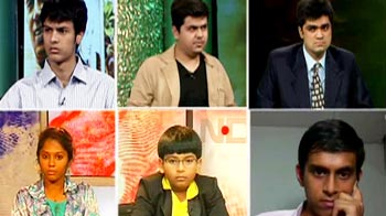 Child guest editors on NDTV