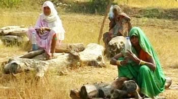 Video : Farmers sit with kerosene on pyres protesting land acquisition in Madhya Pradesh