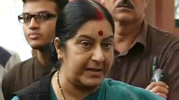 Let's discuss FDI first and then we can take up other issues: Sushma Swaraj