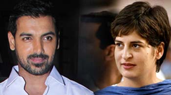 Priyanka Gandhi worthy of sexy person award: John Abraham Priyanka Gandhi worthy of sexy person award: John Abraham