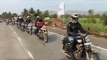 Royal Enfield rider mania in Goa