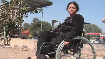 Video : India's capital not specially-abled friendly?