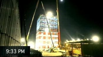 Videos : देखें, कैसे बनी 48 घंटे में 10 मंजिला इमारत