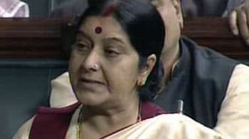 Video : FDI in retail is death knell for small industries: Sushma Swaraj
