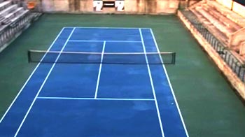 Tennis academy amidst 'sarson ke khet'