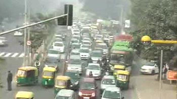 Traffic chaos on major Delhi roads, outside metro stations Traffic chaos on major Delhi roads, outside metro stations