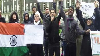 Video : London protests for India's 'Amanat'