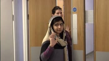 Video : Malala Yousafzai, Pak girl shot by Taliban, discharged from British hospital