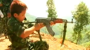 Children forced to drop out of school and take arms