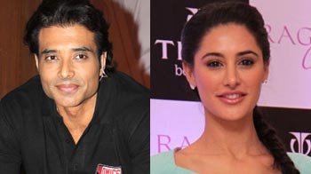 Uday Chopra celebrates birthday with Nargis