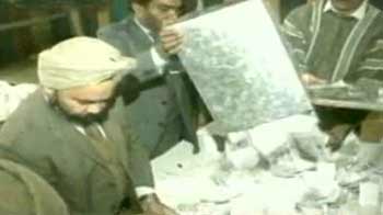 Ballot paper the old way