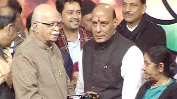 राजनाथ सिंह बने बीजेपी के नए अध्यक्ष