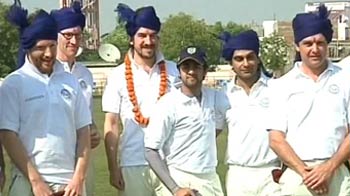 Cricketing touch to Jaipur Literature Festival