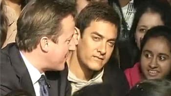 Video : Look who's on campus: David Cameron and Aamir Khan