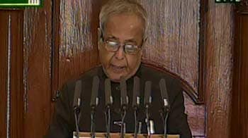 Video : President Pranab addresses Parliament