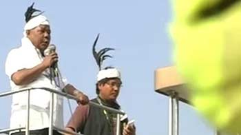 In these elections, Sangma and his 'magic bus' seek inroads