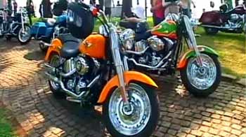 Harleys galore in India Bike Week