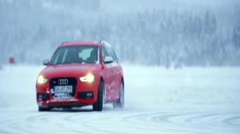 Audi ice driving