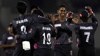 Mumbai University vs Madras University: Wicket Fall