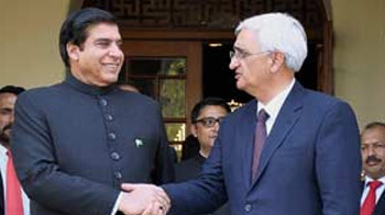 For visiting Pak PM: lunch with Khurshid, protests in Ajmer