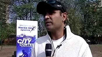 Virender Sehwag shares his fitness tips with youngsters