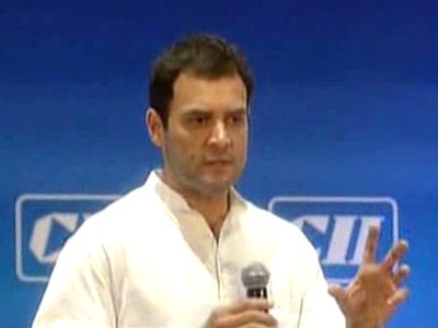 Rahul Gandhi takes questions from India Inc at CII meet
