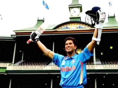 Wax statue of Sachin Tendulkar at the SCG