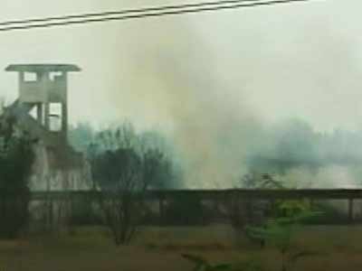 चांदीपुर : मिसाइल टेस्ट रेंज इलाके में आग