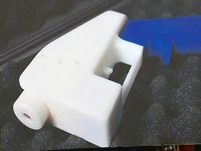 Video : World's first 3D-printed gun fires real bullets