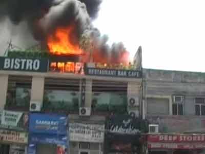 Fire in restaurant in Ludhiana