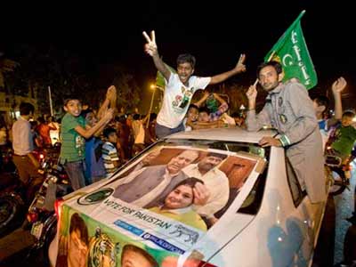 NDTV in Pakistan: Celebrations begin as Nawaz Sharif claims win