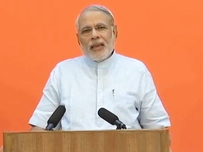 Narendra Modi addresses Indian diaspora in US