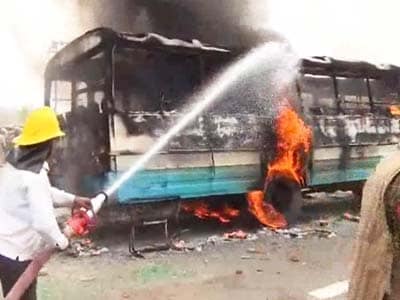 Video : Rohtak: Clashes over controversial godman's ashram; 3 killed, over 100 injured