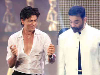 SRK's impromptu dance with Kamal Haasan