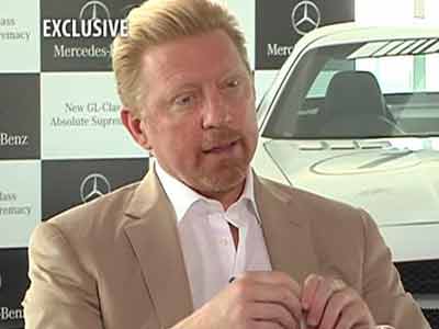Boris Becker relives his playing days