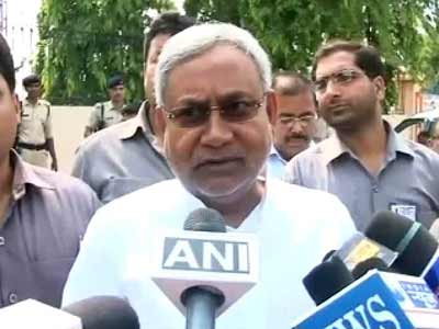 Nitish Kumar reacts to punishing message