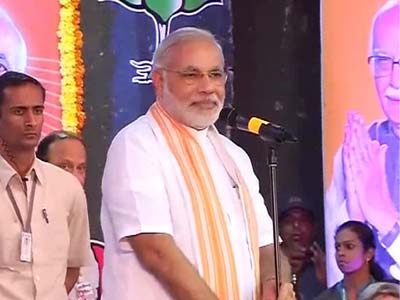 Video : BJP leaders have moulded me: Modi's victory speech