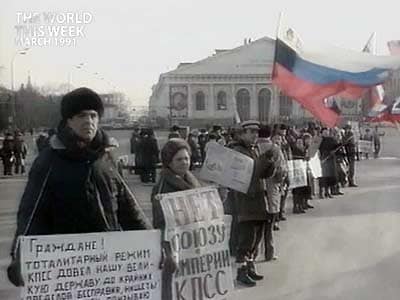 Video : The World This Week: Back to USSR? (Aired: March 1991)