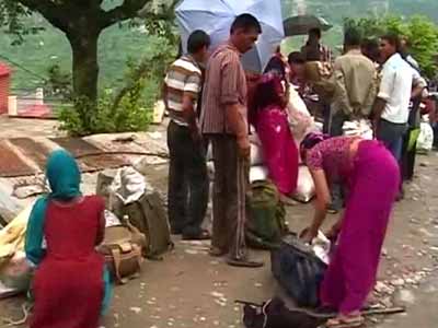 In Uttarakhand, long trek to get relief material