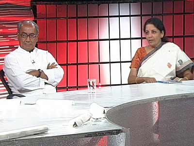BJP's Nirmala Sitharaman 'gracious, articulate, in wrong party': Digvijaya